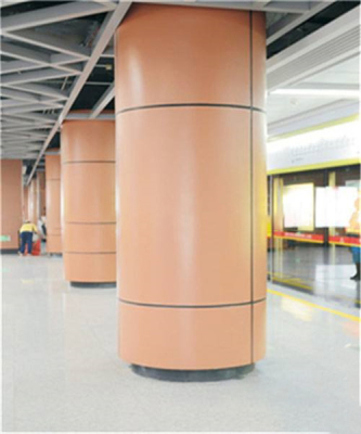 弧形包柱铝单板材料包柱铝单板供应